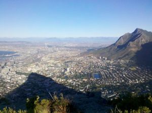 A view of Cape Town from Lion's Head